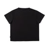 Embroidered Baby Tee - Black