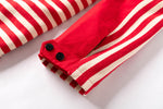 Red Pinstripe Chore Jacket