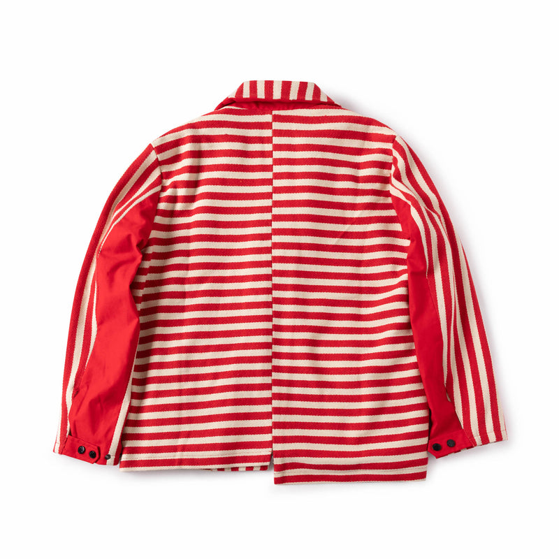Red Pinstripe Chore Jacket