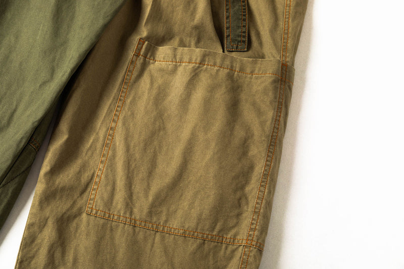 Wrap Pants - Green Contrast