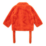 Faux Fur Trapper Jacket - Orange