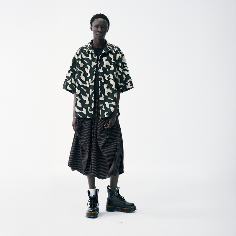 Raised Floral Summer Shirt