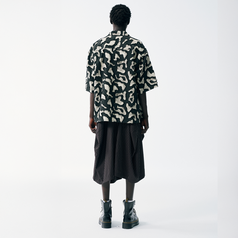 Raised Floral Summer Shirt