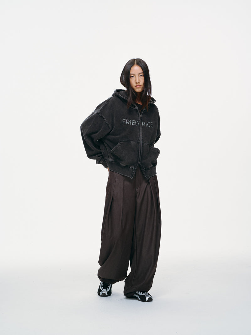 Contour Pleated Trousers – Sable Grey, Relaxed Fit
