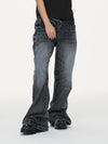 Bell Bottom Jeans – Black Washed Denim