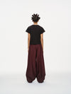 Contour Pleated Trousers – Oxblood, Relaxed Fit
