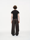 Contour Pleated Trousers – Sable Grey, Relaxed Fit