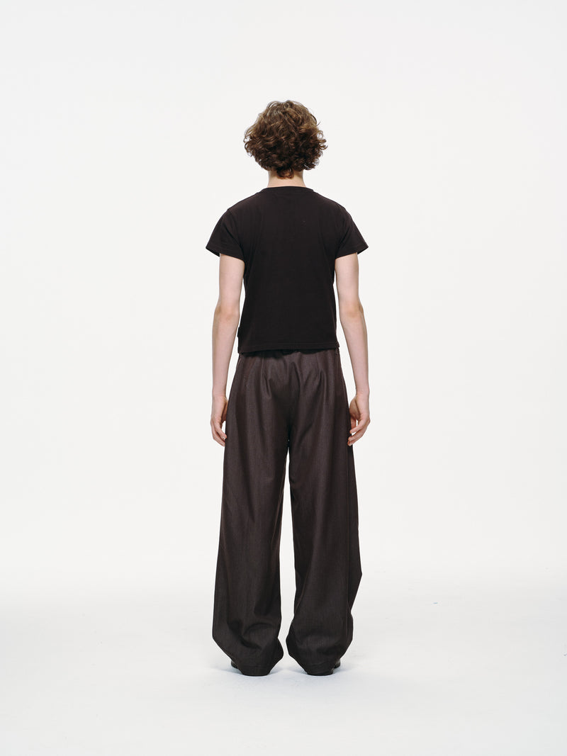Contour Pleated Trousers – Sable Grey, Relaxed Fit