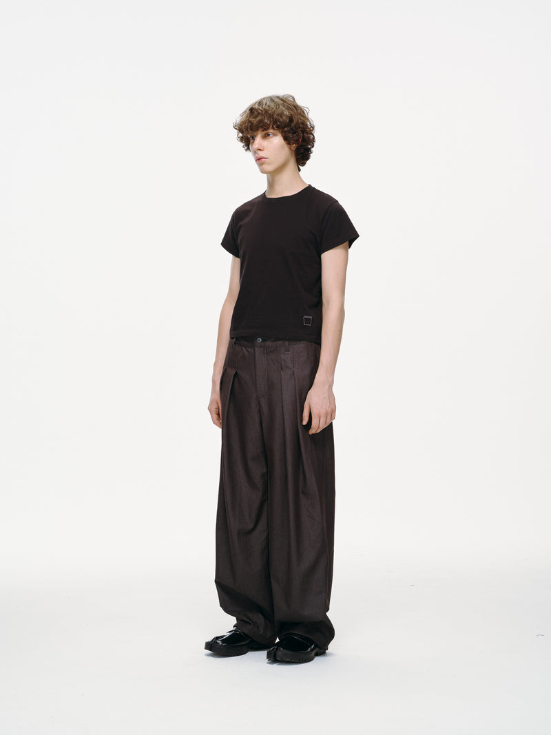 Contour Pleated Trousers – Sable Grey, Relaxed Fit