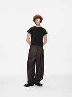 Contour Pleated Trousers – Sable Grey, Relaxed Fit