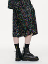 Midnight Spectrum Sequin Long Shorts