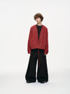 Ruby Cloud Kimono Blazer – Tie Front, Smooth Finish