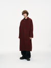 Mulberry Long Coat - Oxblood