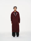 Mulberry Long Coat - Oxblood