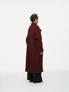 Mulberry Long Coat - Oxblood