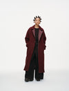 Mulberry Long Coat - Oxblood
