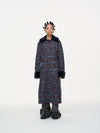 Ultraviolet Tweed Long Coat