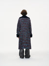 Ultraviolet Tweed Long Coat