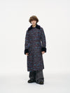 Ultraviolet Tweed Long Coat