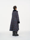 Ultraviolet Tweed Long Coat