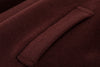 Mulberry Long Coat - Oxblood
