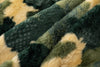 Plush Pop Cropped Faux Fur - Forest Camo