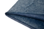 Embroidered Waffle Tee - Indigo