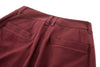 Sashiko Wide Leg - Oxblood