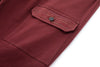 Sashiko Wide Leg - Oxblood