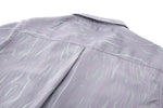 Reversible Summer Button Up – Short Sleeve, Lavender & Mint Woodgrain