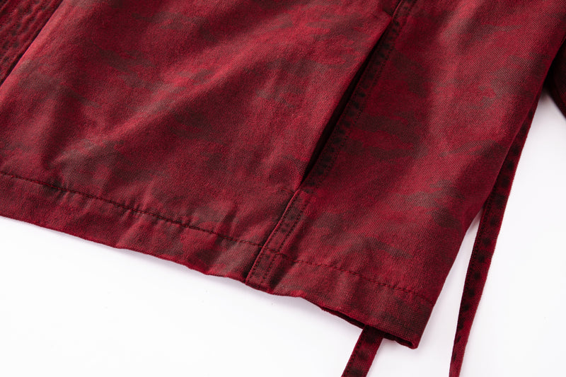 Ruby Cloud Kimono Blazer – Tie Front, Smooth Finish