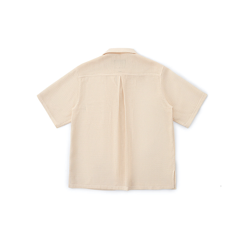 Kumo Open Weave Mesh Summer Shirt