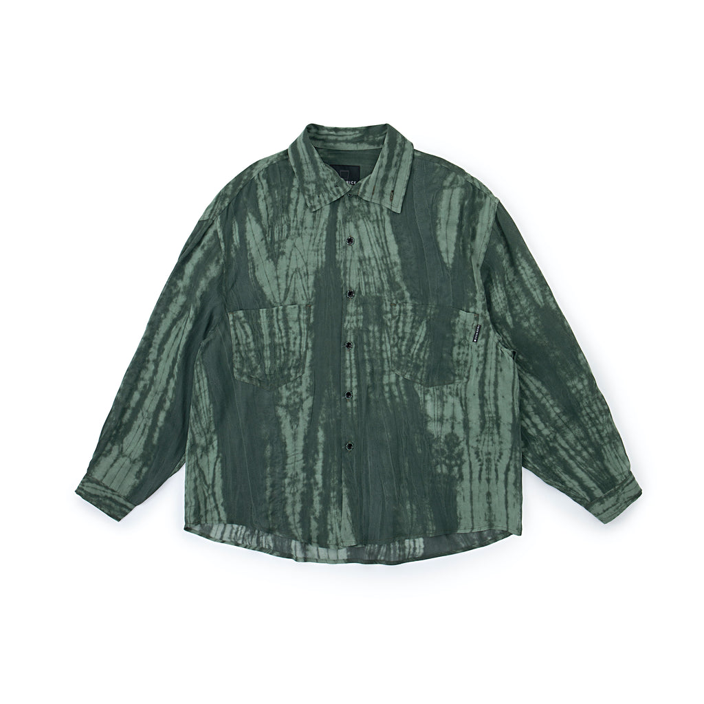 トップス HELK / TIE DYE BUTTON TOPS(NAVY) 3sixteen Open Collar Shirt Midnight Tie Dye | Cultizm