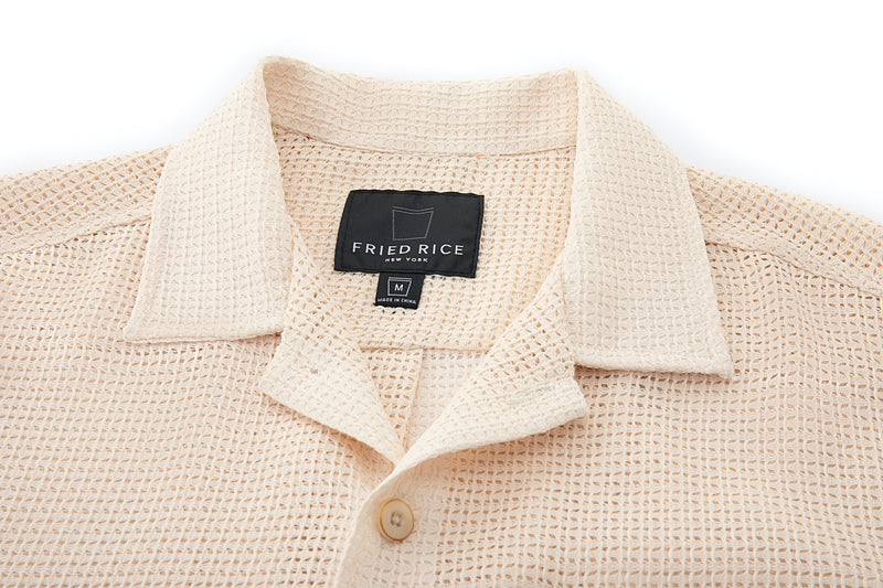 Kumo Open Weave Mesh Summer Shirt