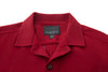 Deep Currant Open Weave Mesh Shirt