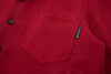Deep Currant Open Weave Mesh Shirt
