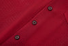 Deep Currant Open Weave Mesh Shirt