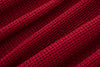 Deep Currant Open Weave Mesh Shirt