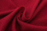 Deep Currant Open Weave Mesh Shirt