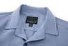 Slate Blue Short Sleeve Shirt – Textured, Relaxed Fit