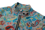 Multicolor Paisley Moto Jacket