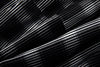 Distorted Plaid Half-Zip Pullover – Black & White, Boxy Fit