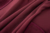Velour Tracksuit Top – Deep Rouge