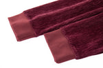 Velour Tracksuit Top – Deep Rouge