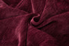Velour Tracksuit Top – Deep Rouge
