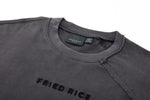 Asymmetric Sleeve Crewneck – Graphite