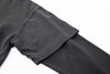 Asymmetric Sleeve Crewneck – Graphite