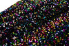 Midnight Spectrum Sequin Long Shorts