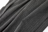Noa Wrap-Front Pleated Pants – Wrap Around Sash Belt, Grey Pinstripe