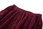 Velour Tracksuit Pants – Deep Rouge